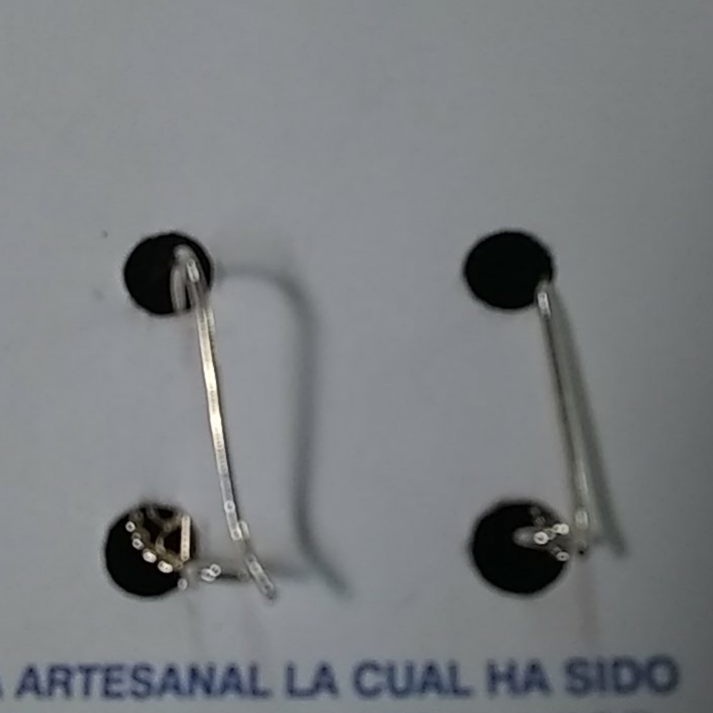 Beautiful Solid Silver Finely Crafted Earrings - image 3